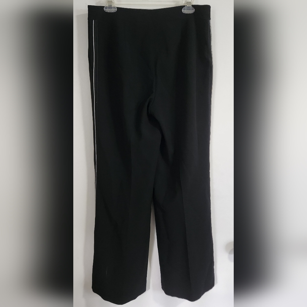 Lafayette 148 New York Black Wide Leg Pants - Picture 4 of 12